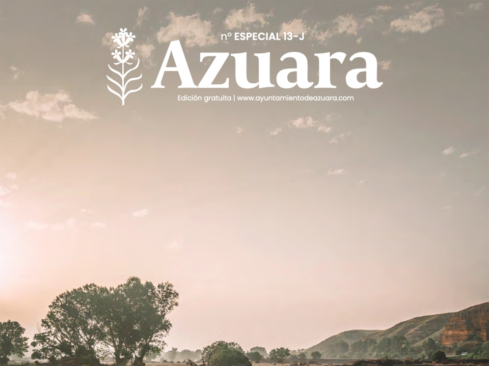 Portada del especial de la riada de Azuara